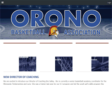 Tablet Screenshot of oronobasketball.com